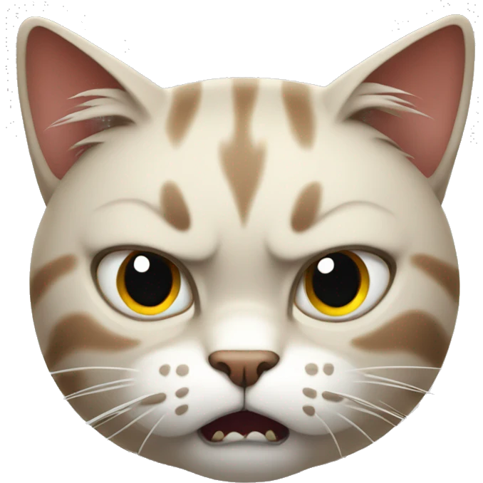 Angry cat emoji