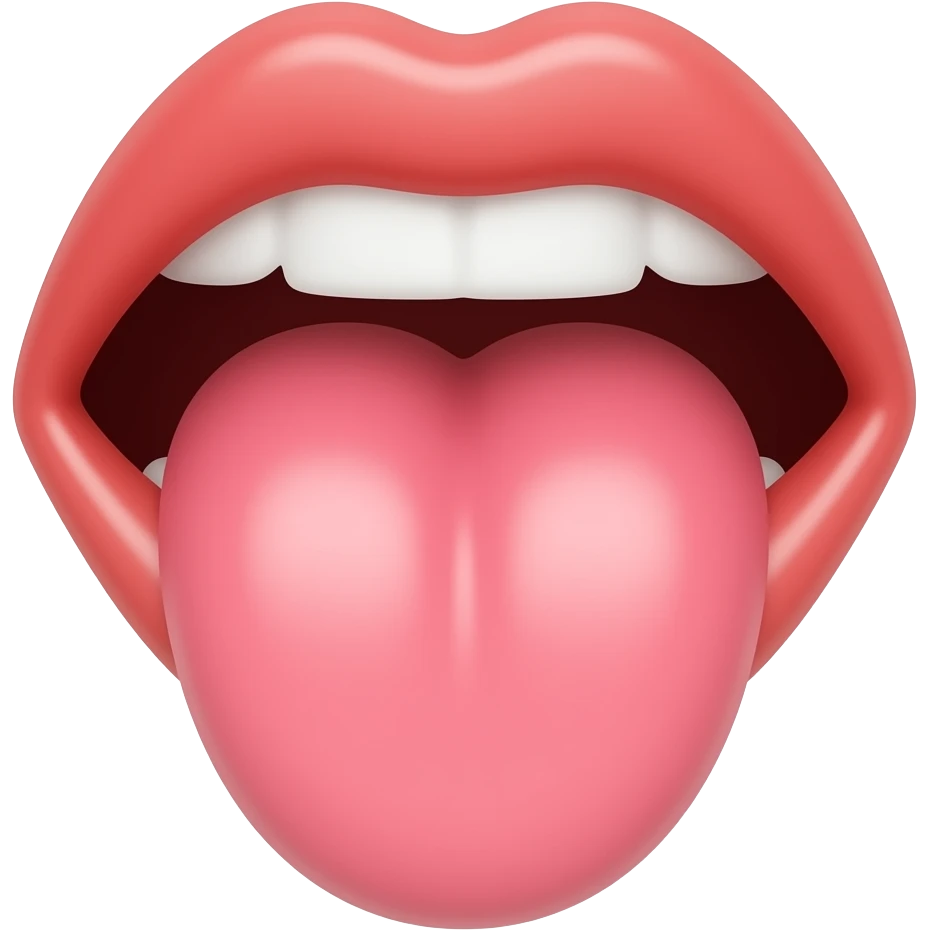 Tongue emoji