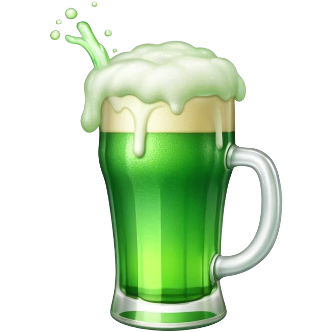 Green beer emoji