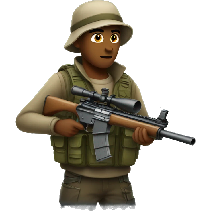 Sniper hunter emoji