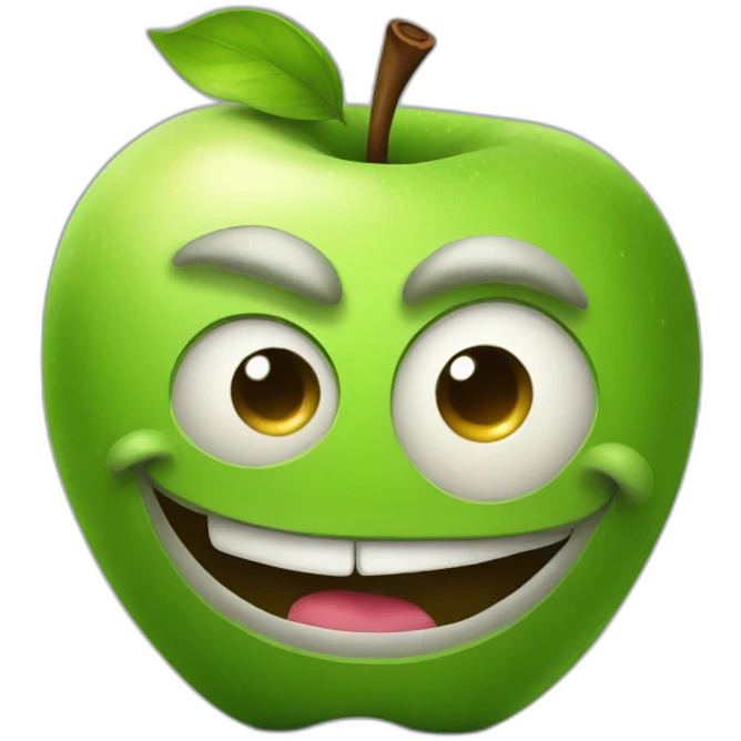 trollface apple artstyle emoji