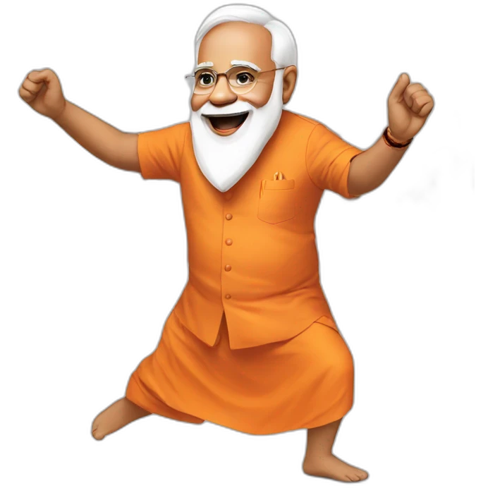 Modi dancing  emoji