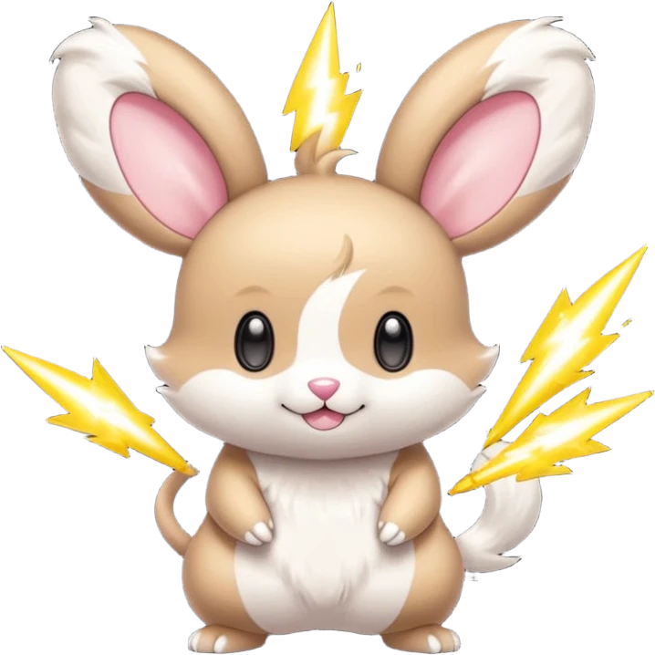 Teddiursa-Minccino-Minun-fusion  emoji