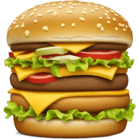 Big Mac McDonald’s emoji