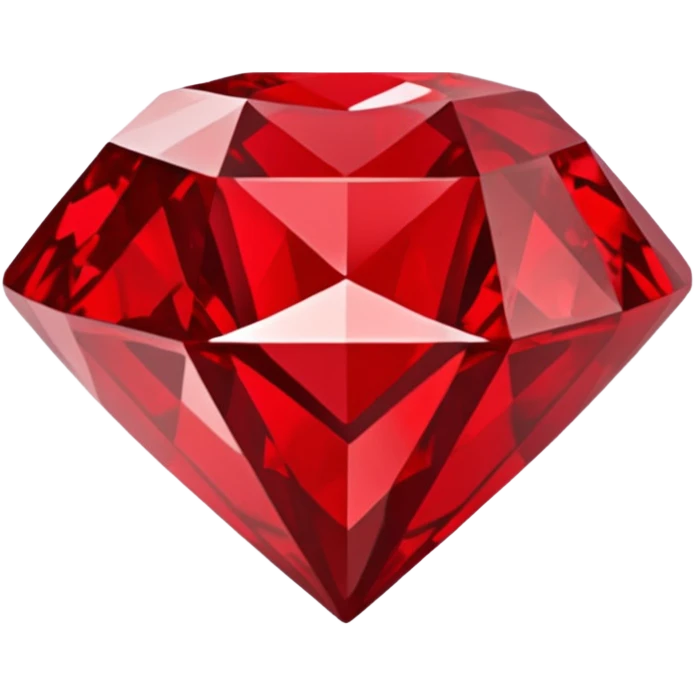 Red diamond carved on its front "RED" emoji