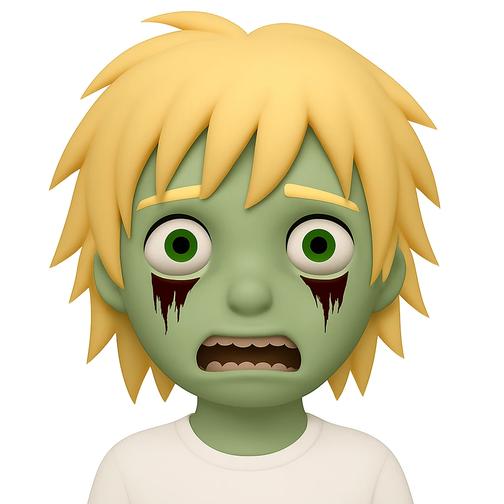 Dye the hair blond. emoji