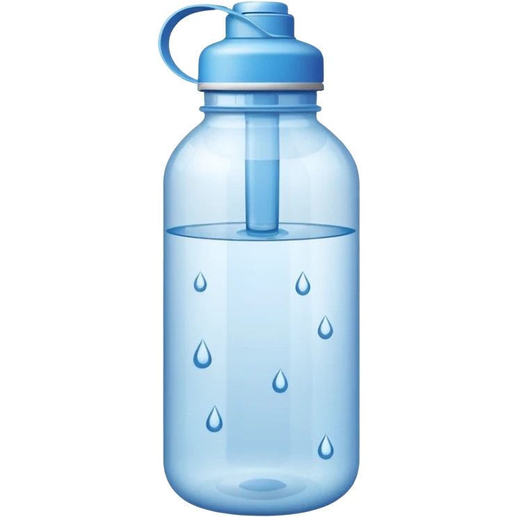 Water bottle emoji