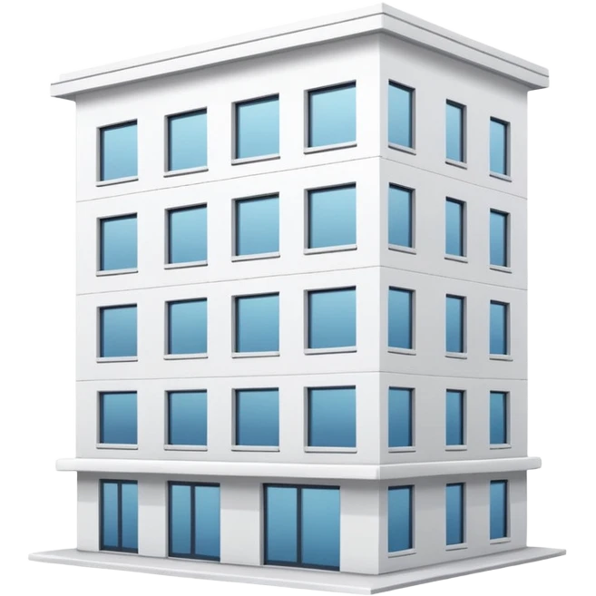 apartment building white emoji