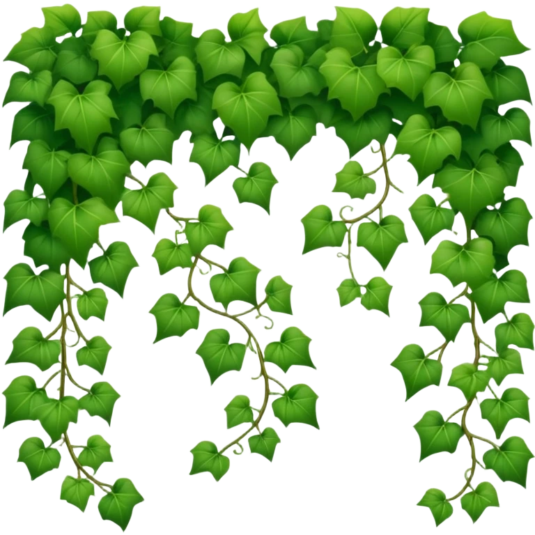 green ivy vine with leaves emoji
