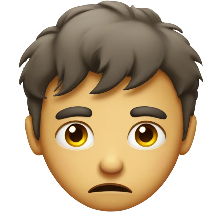 sulking face emoji