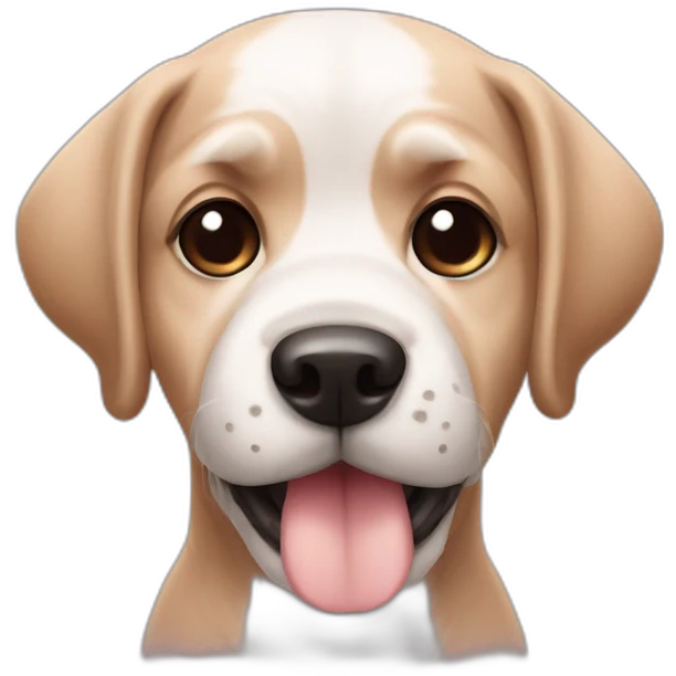 Bóxer cute dog emoji