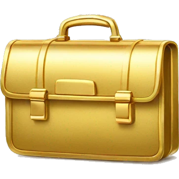 gold briefcase emoji