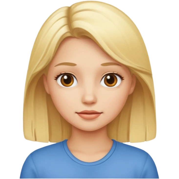 Blond gir emoji