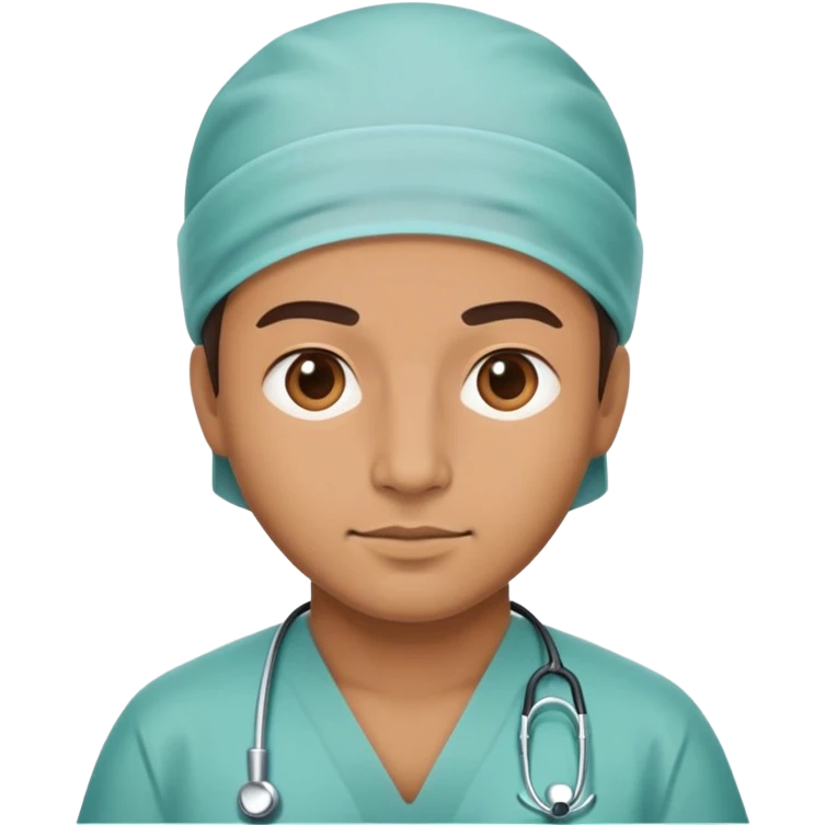 As a surgeon emoji