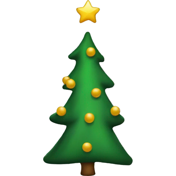 Christmas tree emoji