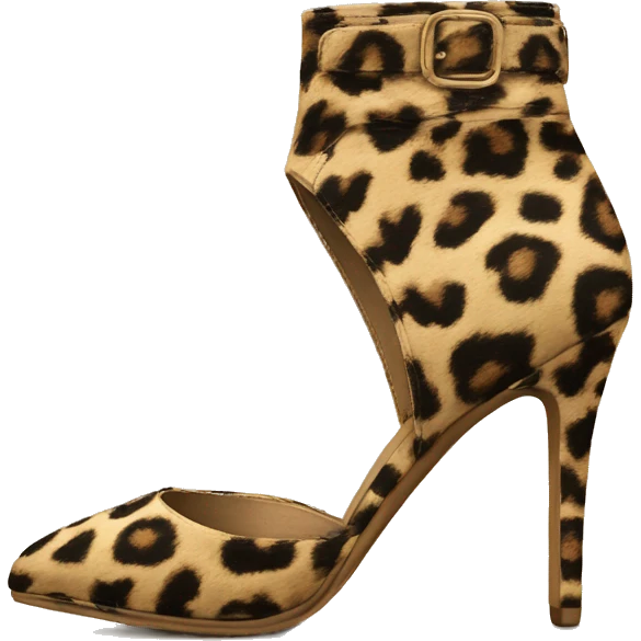 Leopard print heels ￼ emoji