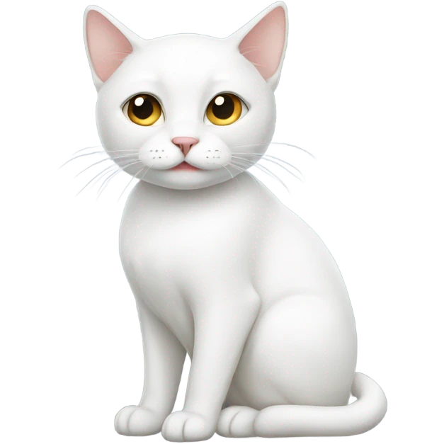 white cat emoji