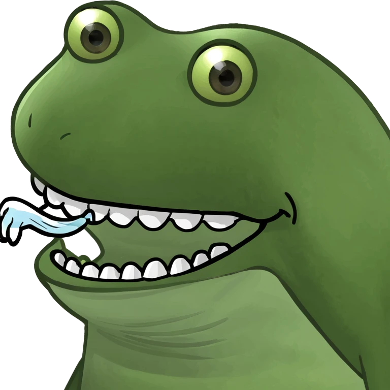 Teeth floss  emoji