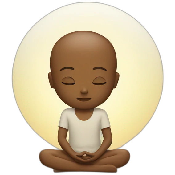 meditation emoji