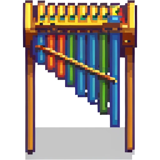 thai xylophone, traditional musical instrument emoji