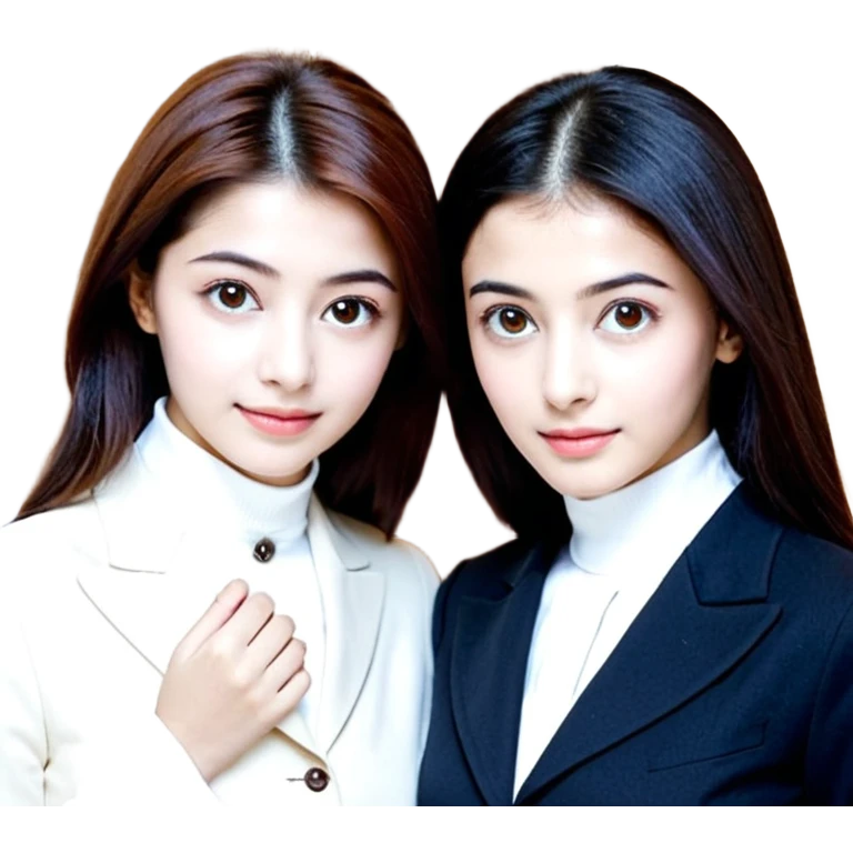 Uzun koyu kahverengi dalgalı saçlı, çenesinde beni olan ve yüzünde biraz çiller olan, iri koyu kahverengi bol kirpikli gözlü sevimli bir yüzü katlı kesim bir saçı olan kadın yap yanına da kilolu tamamen kahverengi bir kedi yap emoji