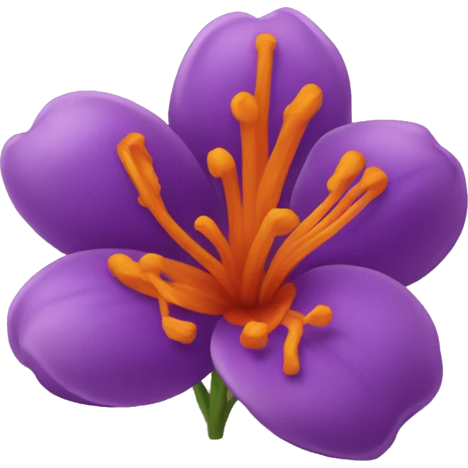 saffron flower emoji
