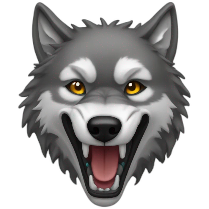 wolf death emoji