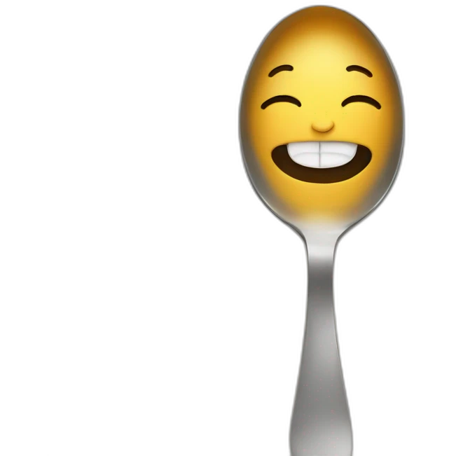Spoon hug emoji