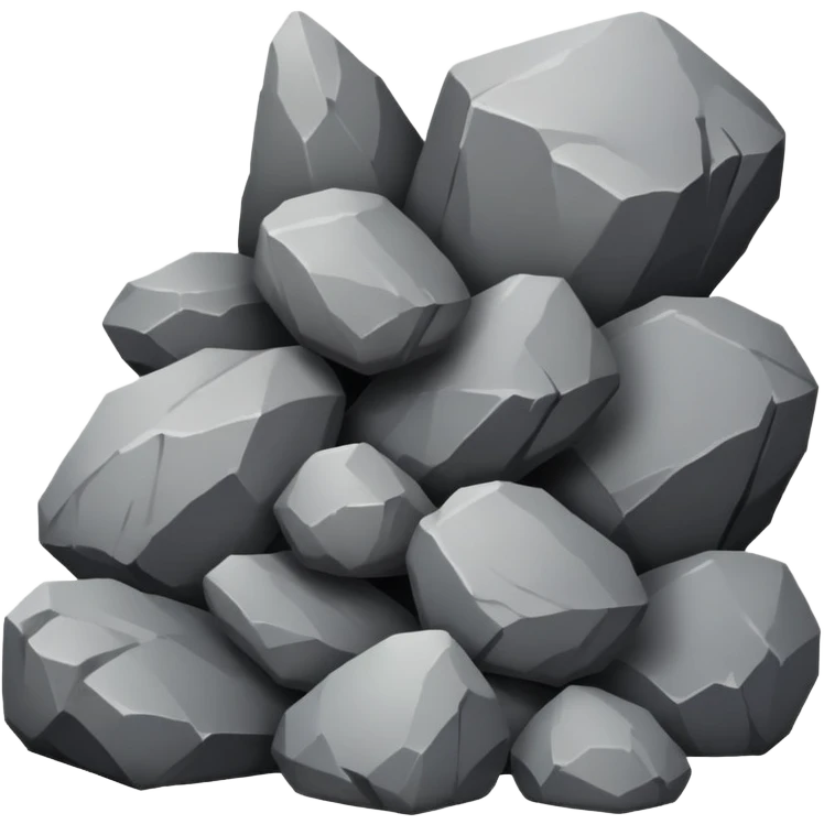 Rock emoji