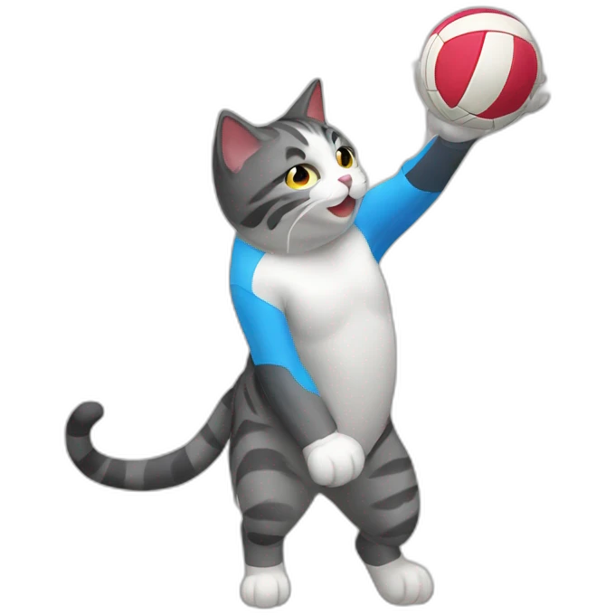 cat-volleyball-setter emoji