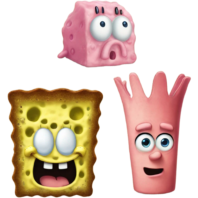 spongebob and patrick emoji