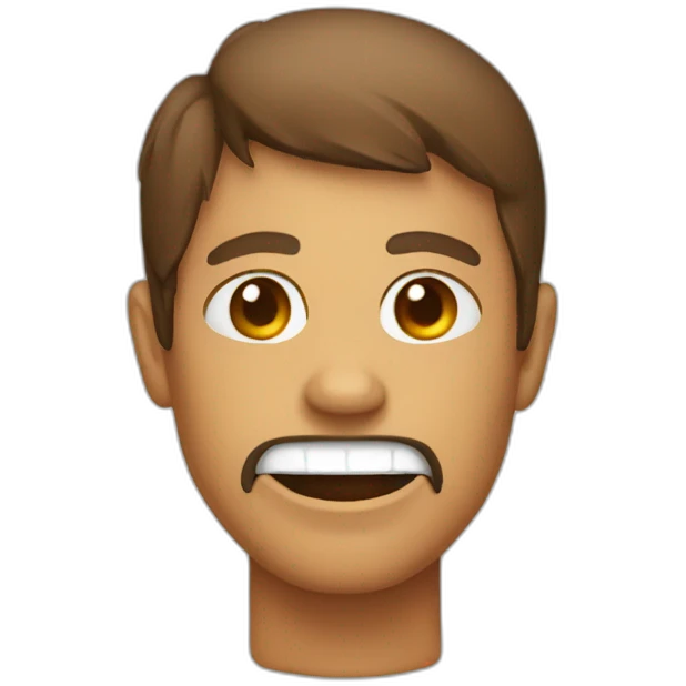 leather face emoji