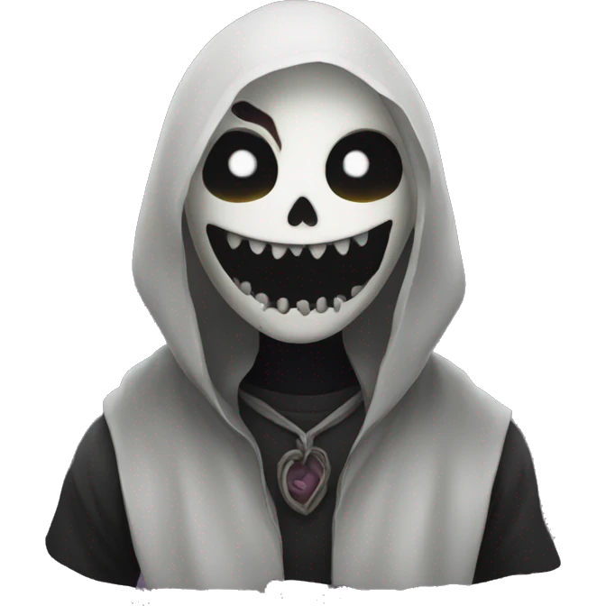 Hantu dark love emoji