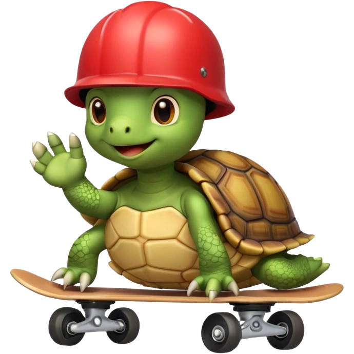 Turtle Skating emoji