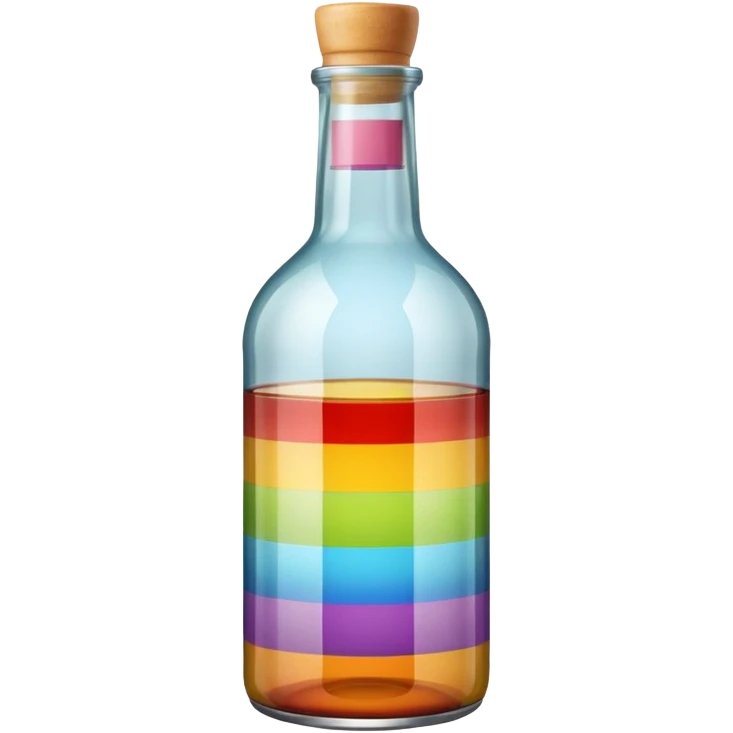 striped bottle emoji
