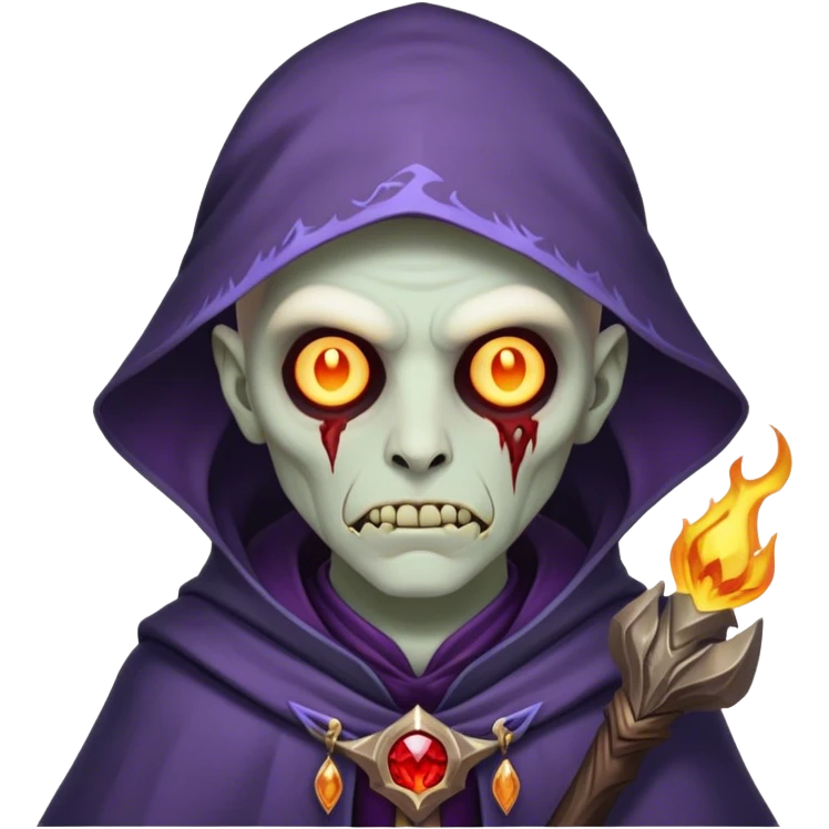 world of warcraft mage undead male emoji