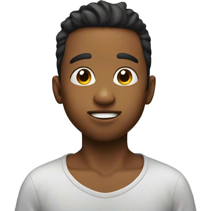 boy kiss face emoji