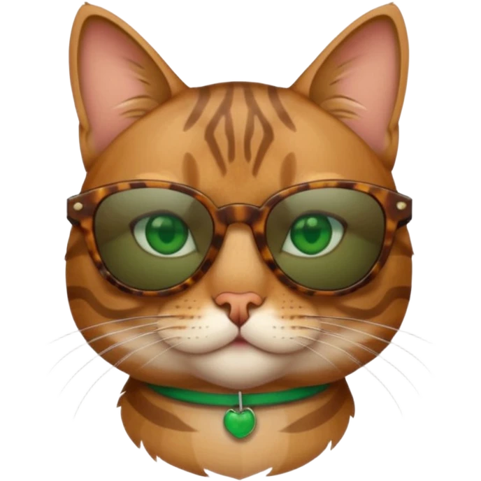 Cat wearing sunglasses emoji