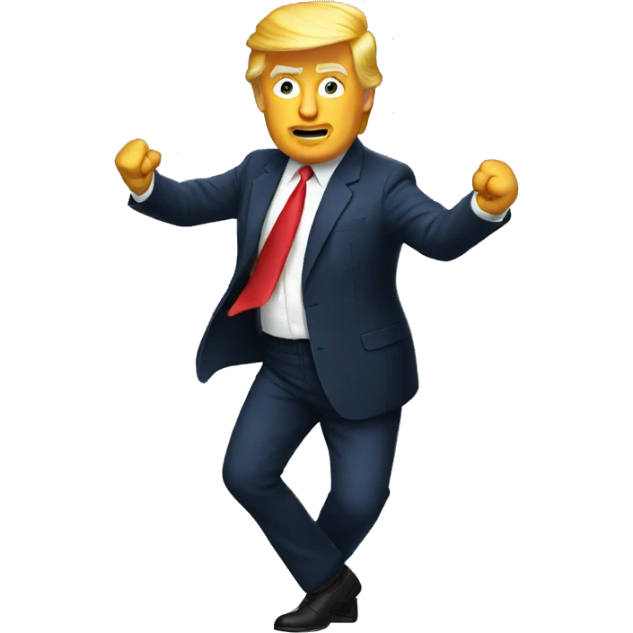Trump dancing emoji
