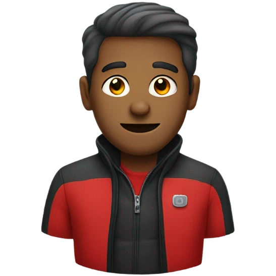 Red man emoji
