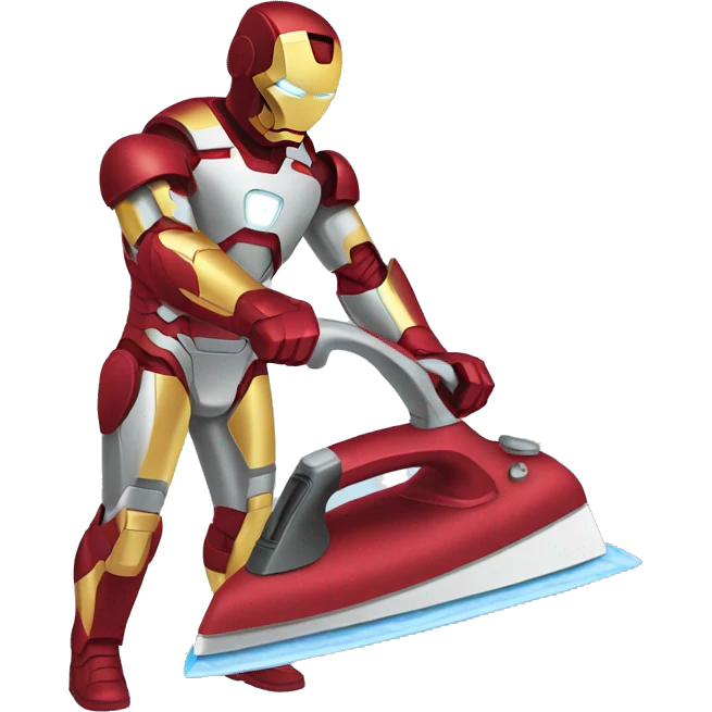 iron man ironing emoji
