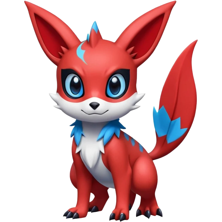 Cute Guilmon-Latias-Umbreon-Fakémon-hybrid-creature (full body)  emoji