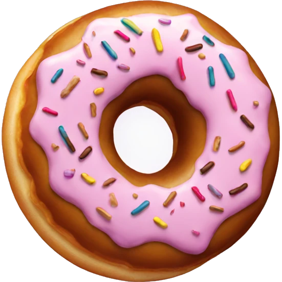 Donut celebrating  emoji