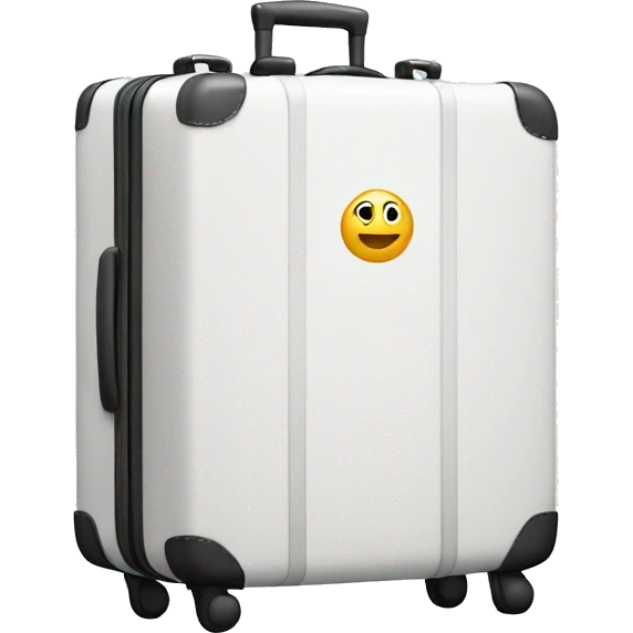 White suitcase emoji