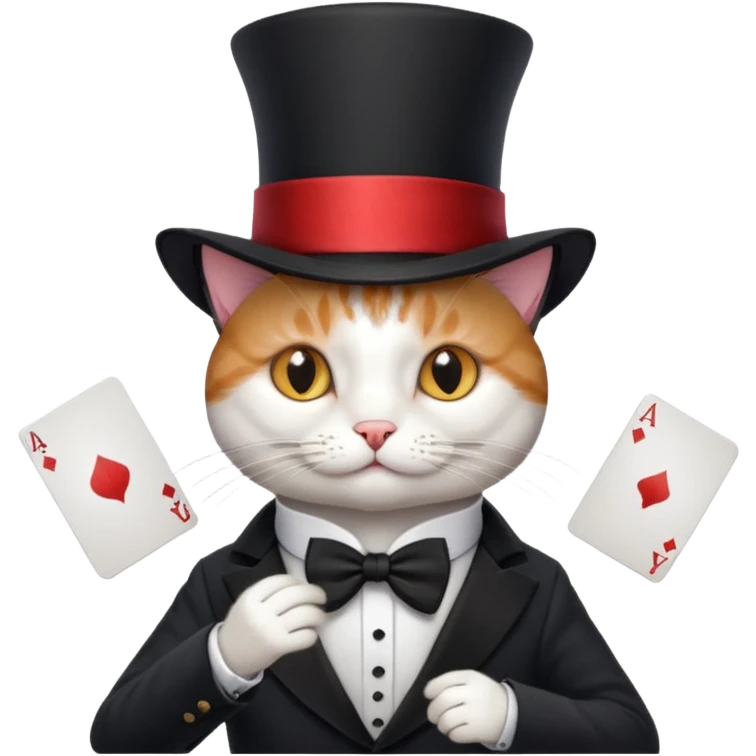 The Magician's cat  emoji