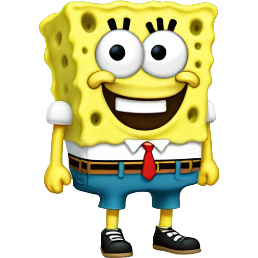 Sponge bob full body emoji