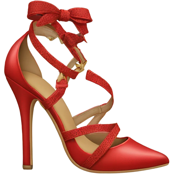 Red ￼￼￼ high heels ￼ emoji