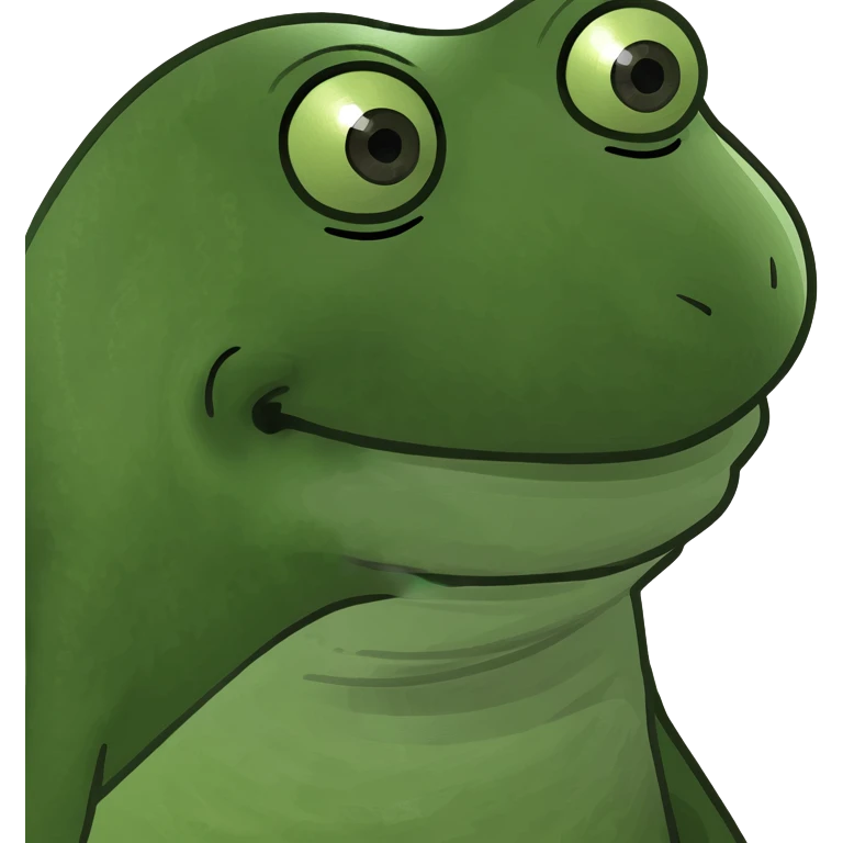 happy pepe the frog, smiling emoji