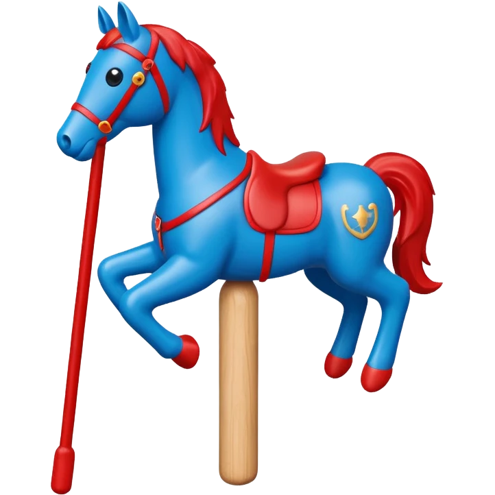 ride on stick toy emoji