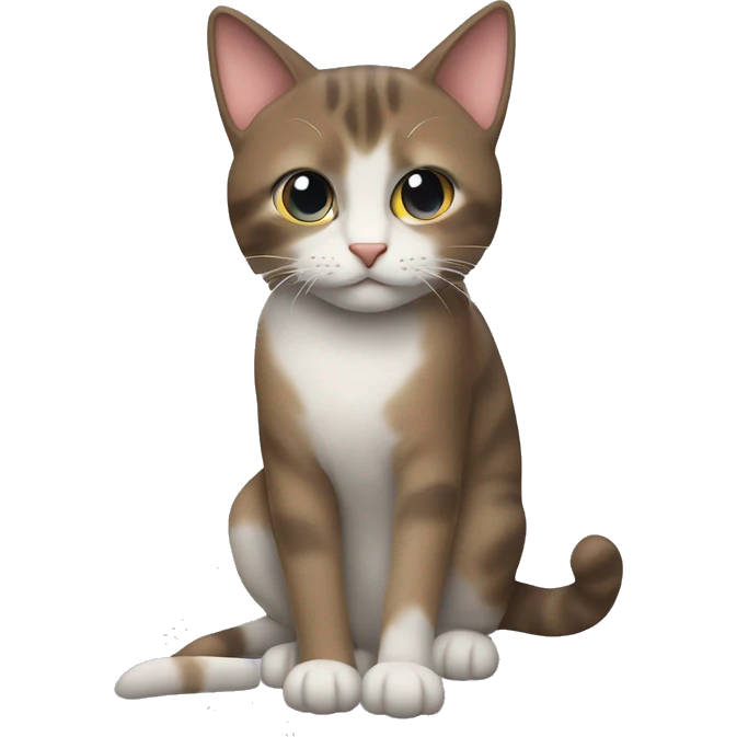 Un chat qui lève la patte  emoji